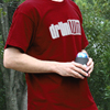 DRUM BUM Logo T-Shirt Red