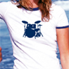  Girl's Drumset T-Shirt 